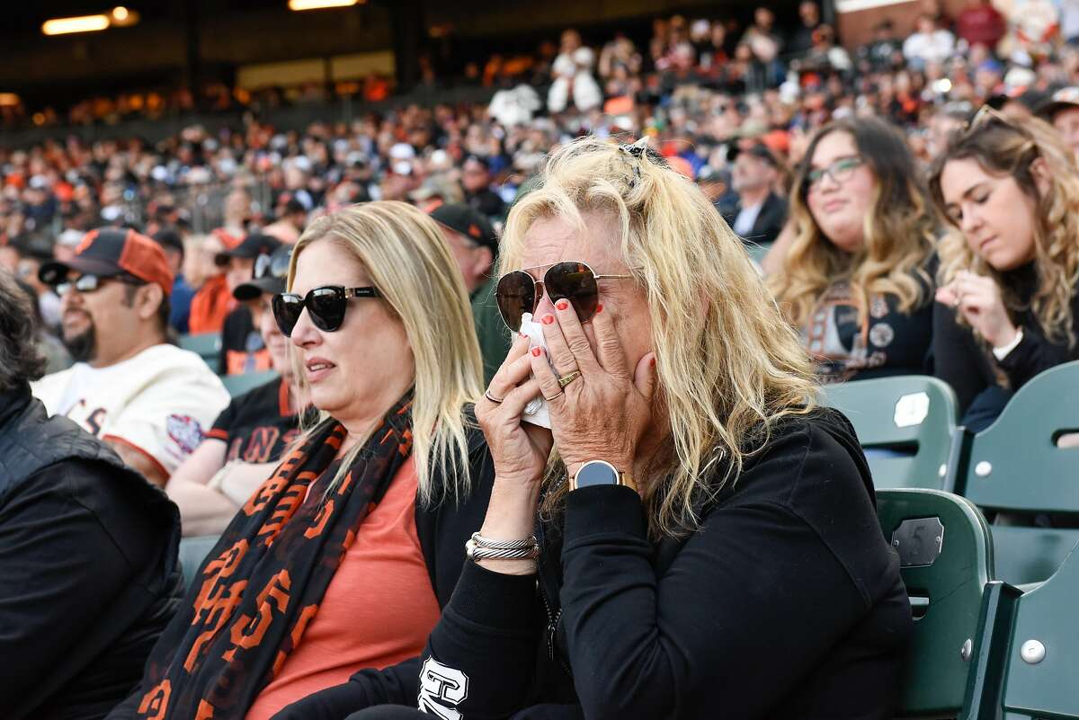 Fans attending Giant’s managing coach Bruce Bochy final game at Oracle Park on September 29, 2019 in San Francisco, Calif.