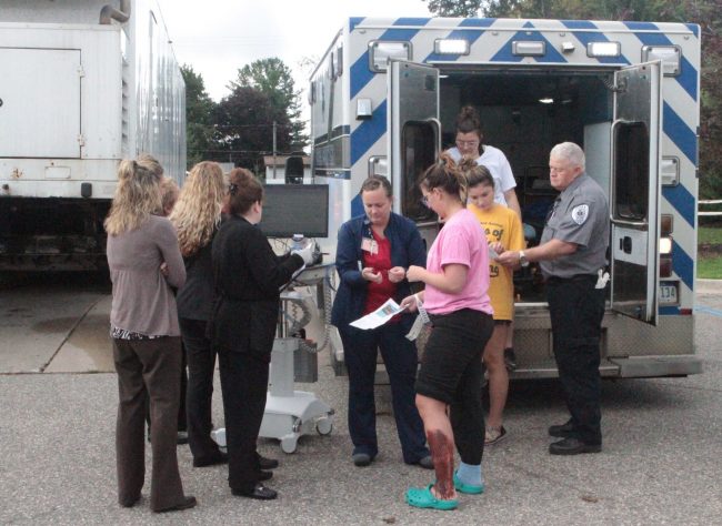 First responders participate in mass casualty incident drill