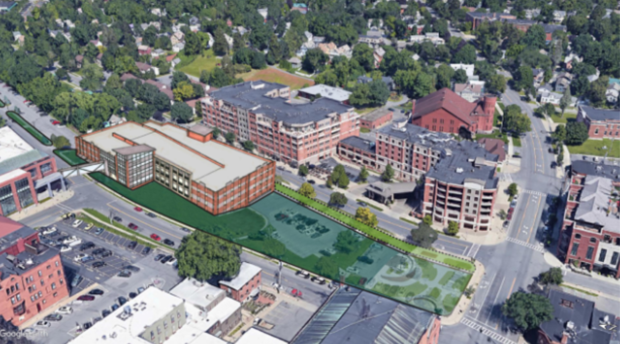 Saratoga Springs garage construction closes roads, restricts parking