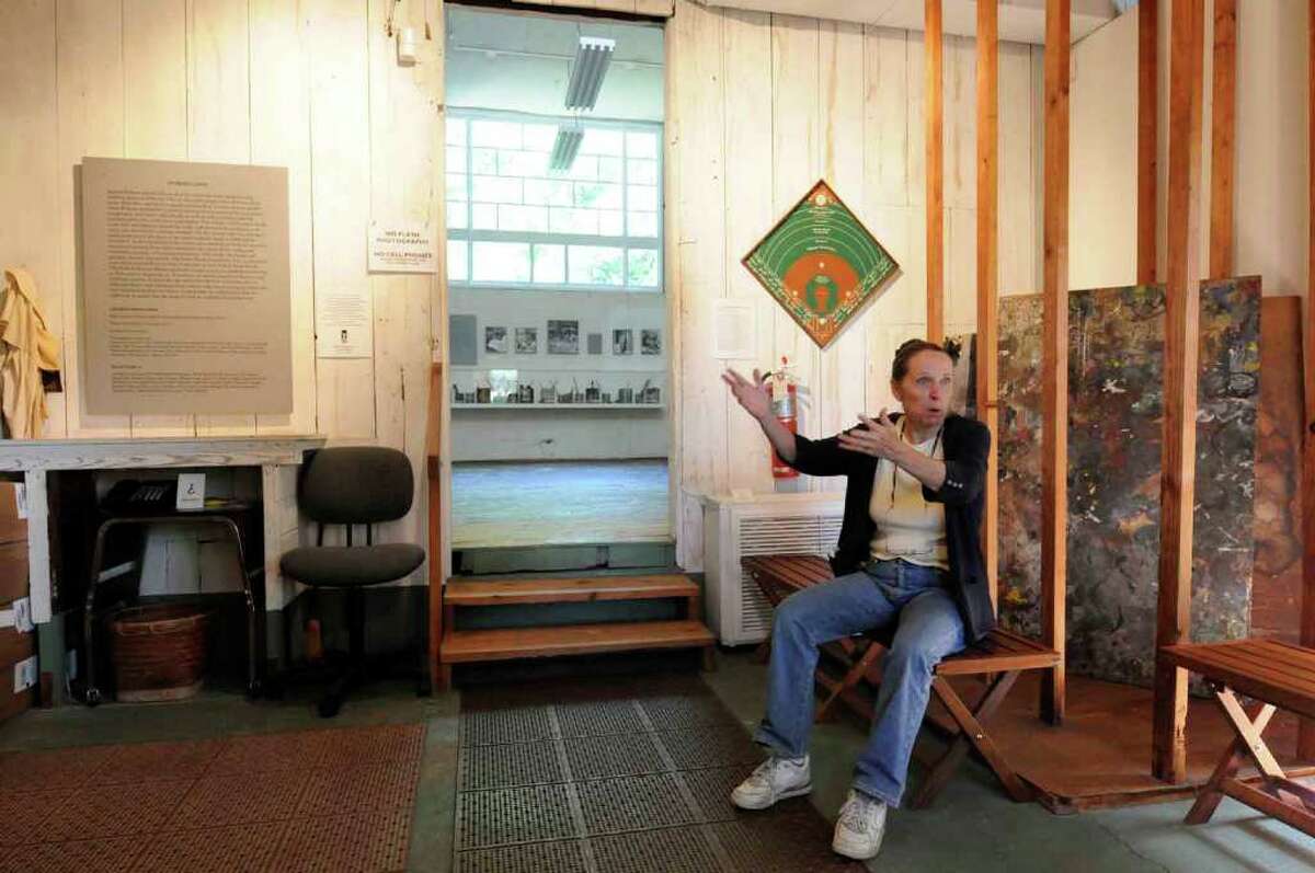 History is underfoot at Jackson Pollock's house