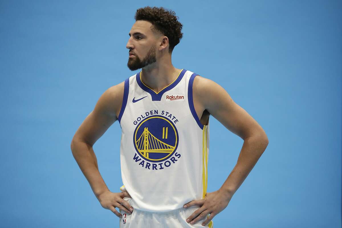 OAKLAND, CA - SEPTEMBER 22: Klay Thompson appears at the Golden