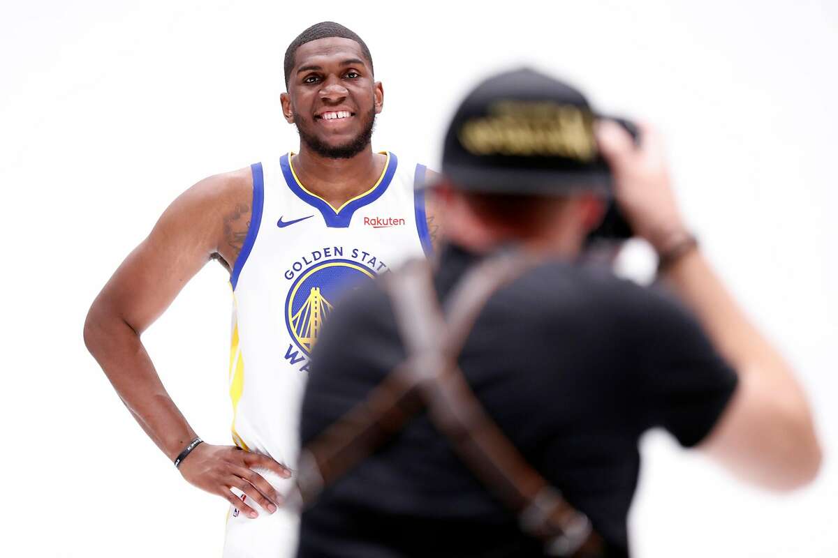 Golden State Warriors' Kevon Looney during media day at Chase Center in San Francisco, Calif., on Monday, September 30, 2019.