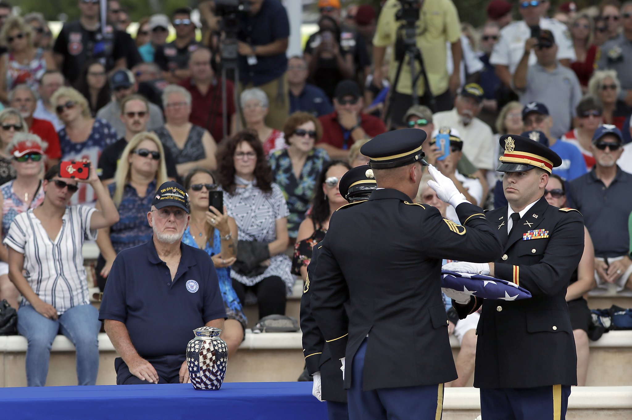 Thousands showed up for the funeral of a veteran with no family. Then the truth came out.