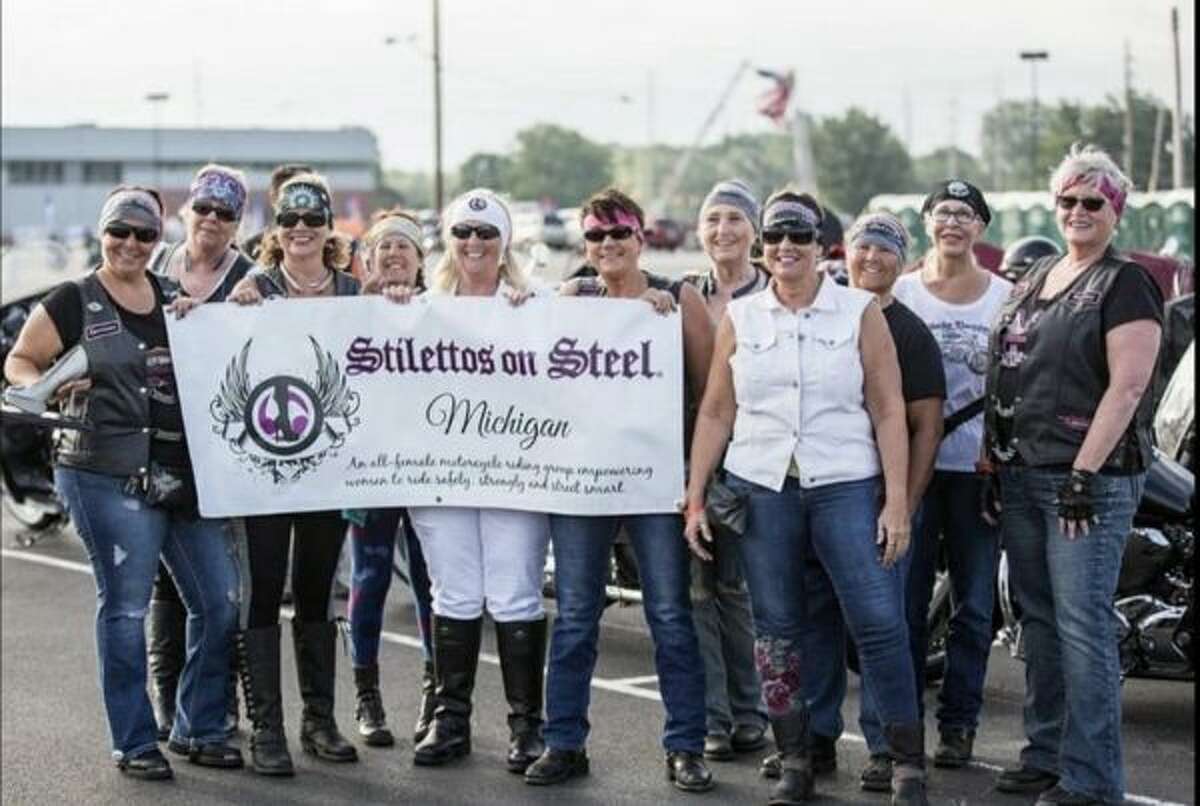 Michigan Stilletto's at the 2018 Miracle Ride for Riley's Children's Hospital in Indiana. The group was raising money for children with cancer. (Courtesy Photo)