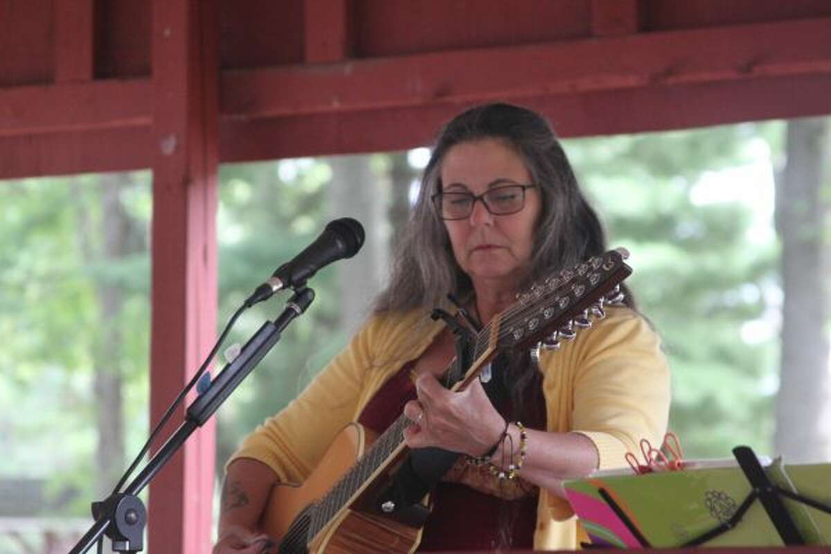 Love Peace Music, featuring Cheryl Wolfram, performed at Brethren Park in 2019.