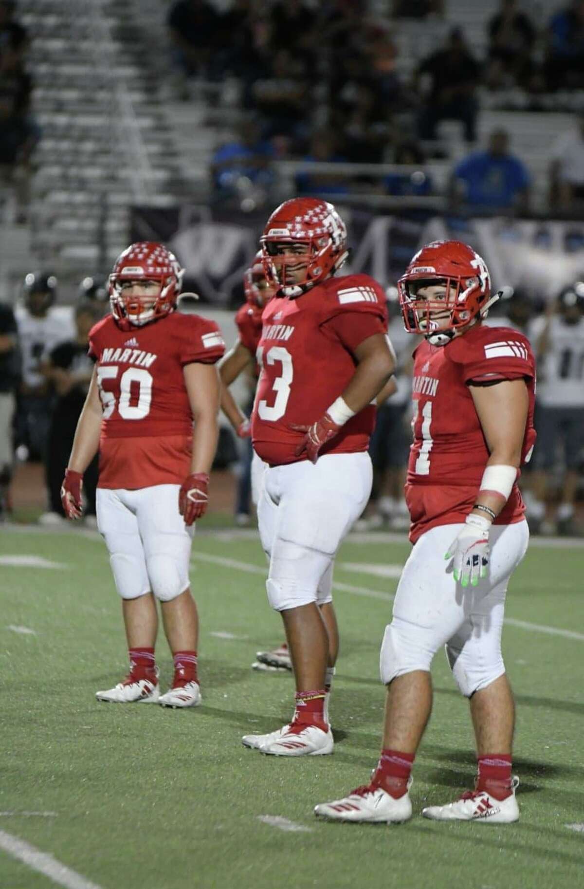 Martin’s defensive line — Ted Lares, Robert Rincon and Marcus Vara — all earned first team All-District honors last season. This year, all three aim to make the All-City team.