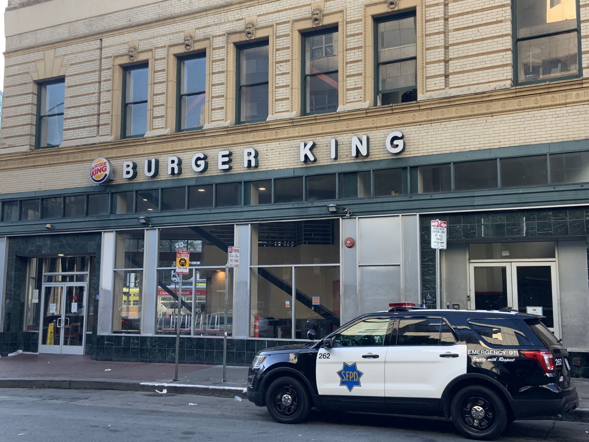 The state of California fined 2 owners of the SF Burger King