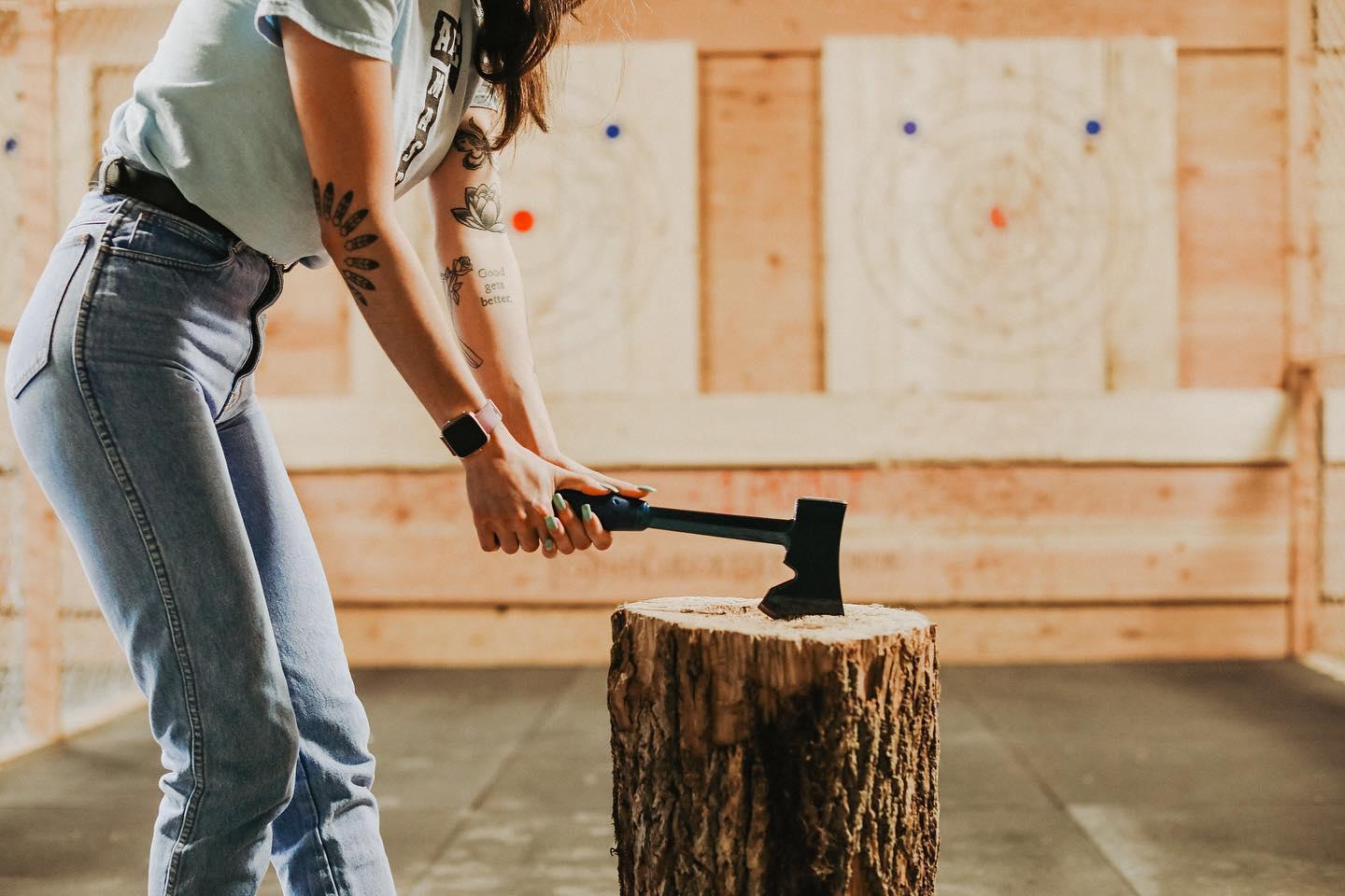 Where to go ax throwing in Connecticut