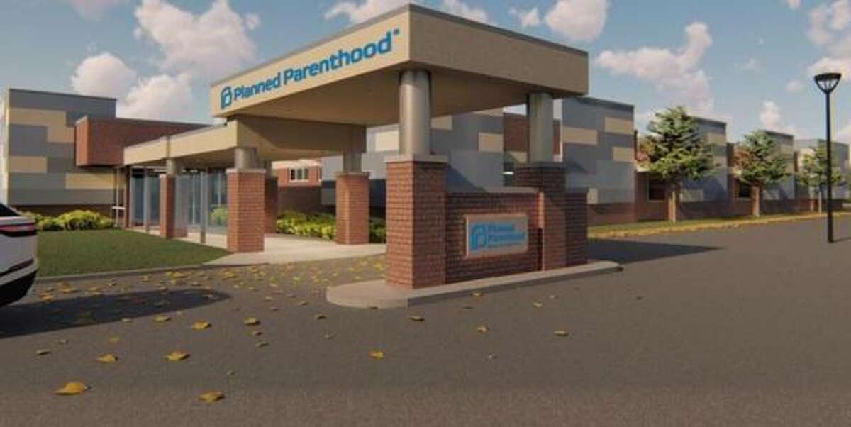 An artist’s rendering shows the new Planned Parenthood facility scheduled to open this month in Fairview Heights.