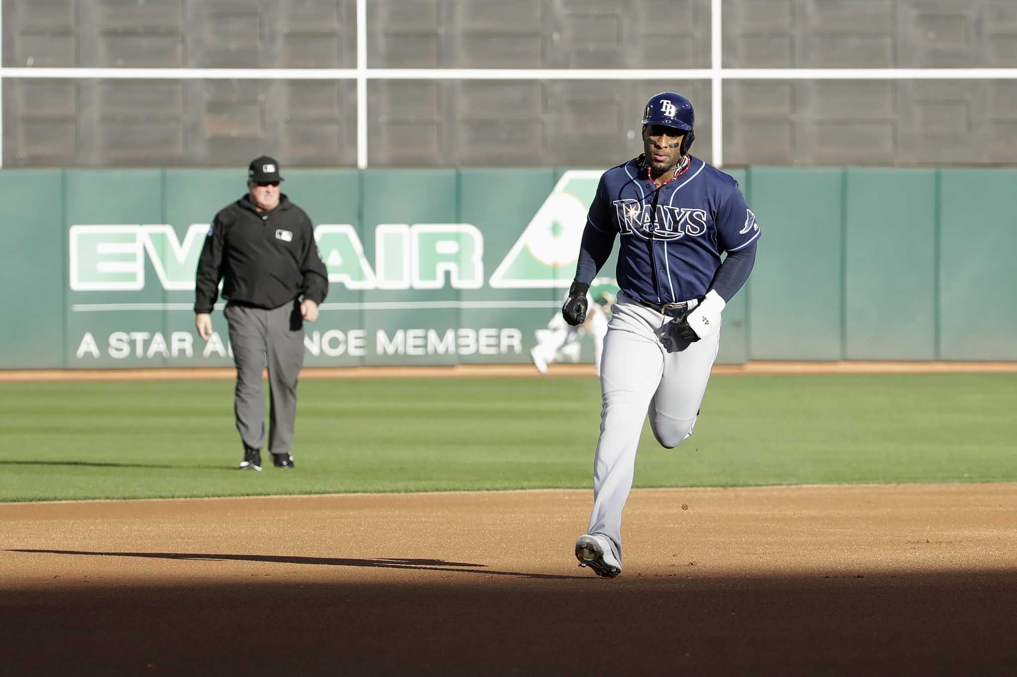 Diaz hits 2 homers, Rays beat A's 5-1 in AL wild-card game – The