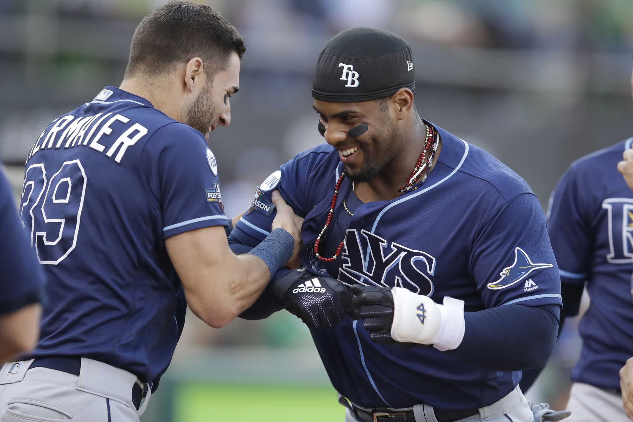 Diaz hits 2 homers, Rays beat A's in AL wild-card game - Salisbury