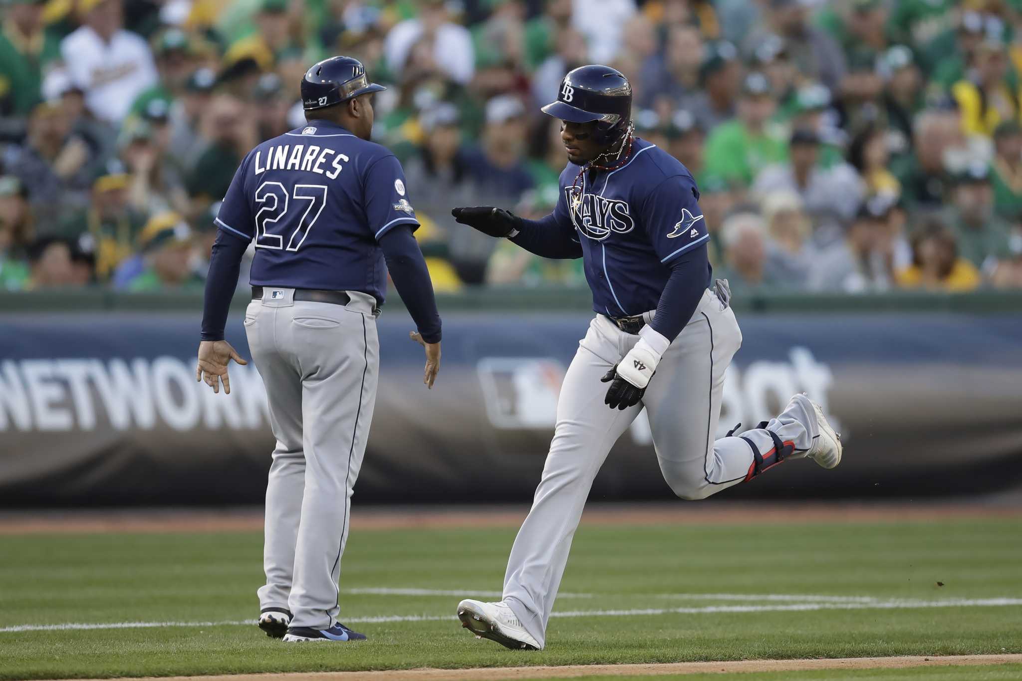 Diaz hits 2 homers, Rays beat A's in AL wild-card game - Salisbury