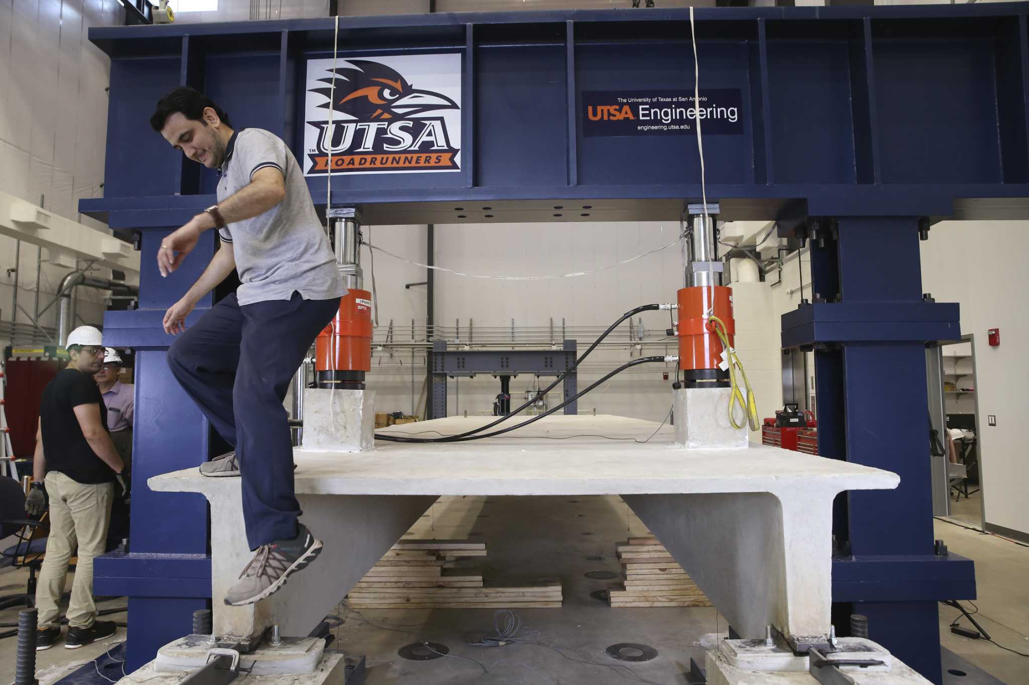 UTSA’s engineering testing lab is huge — and now open for destruction
