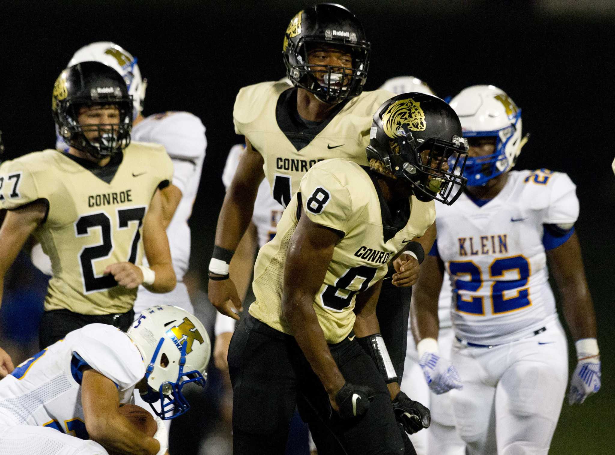 FOOTBALL: Conroe routs Klein for huge homecoming win