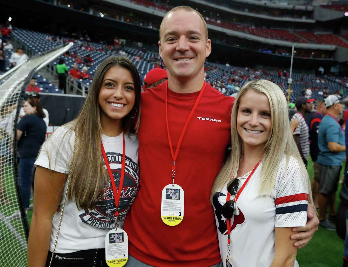 PHOTOS: A look at Texans fans before Sunday's game Houston Texans fans watch warm ups before and NFL football game against the Atlanta Falcons at NRG Stadium on Sunday, Oct. 6, 2019, in Houston. Browse through the photos above for a look at Texans fans at Sunday's game against the Falcons ....