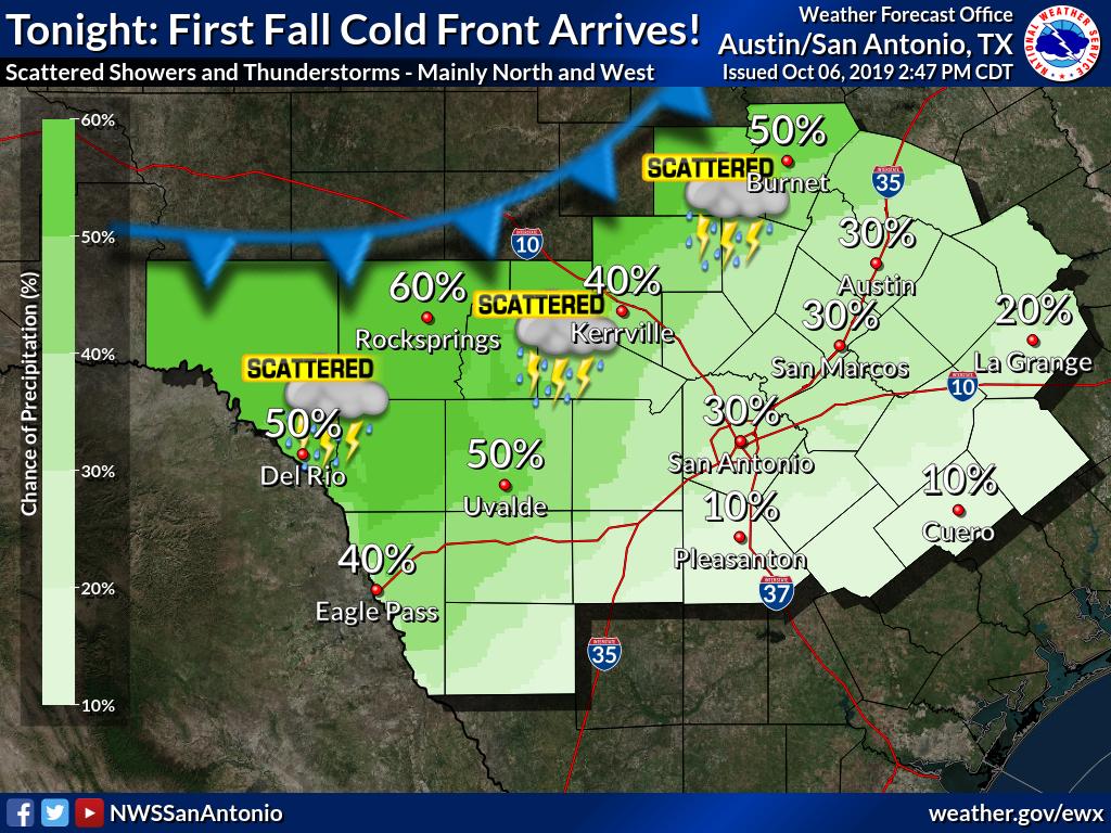 Two cold fronts this week will give San Antonio a slight break from ...