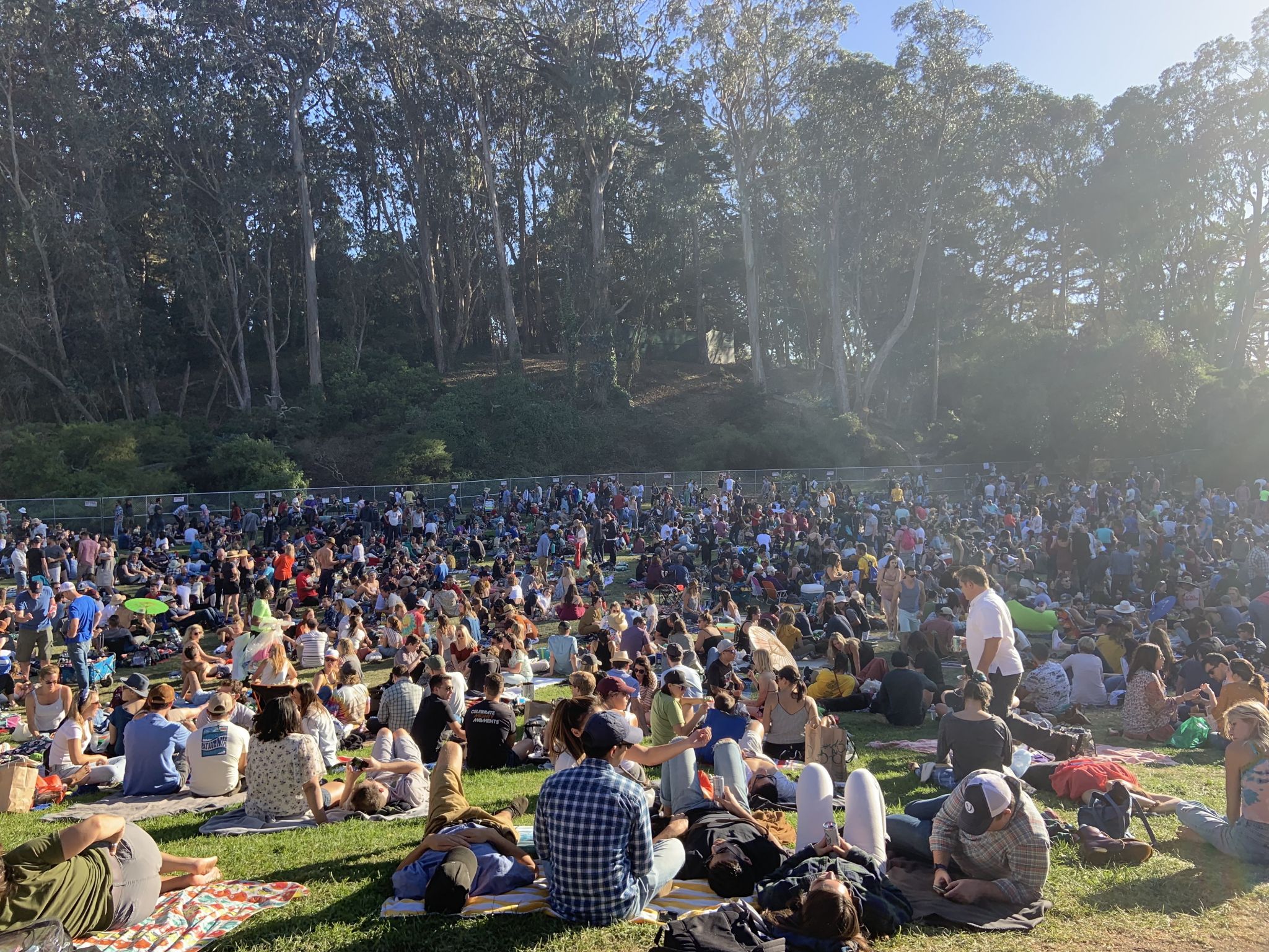 'Why isn't anybody happy?' Huge crowds dampen Hardly Strictly fun