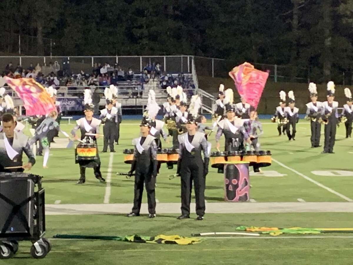 The Trumbull High School Golden Eagle Marching Band (THSGEMB) performed at the Joseph P. Grasso Marching Band Festival at Newtown High School last Saturday. They earned a score of 88.000 points in competition, the highest score earned by any of the ensembles performing. The THSGEMB will compete in the Cavalcade of Bands at Norwalk High School on Saturday, Oct. 12. The competition begins at 4 p.m., and THSGEMB performs at 6:45 pm. Performance times are subject to change.