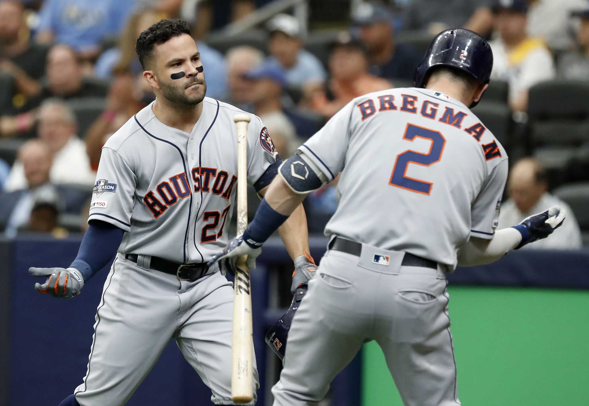 Jose Altuve's HISTORIC homer extends Astros lead! (Hit 22nd career  postseason HR, 2nd most EVER!) 