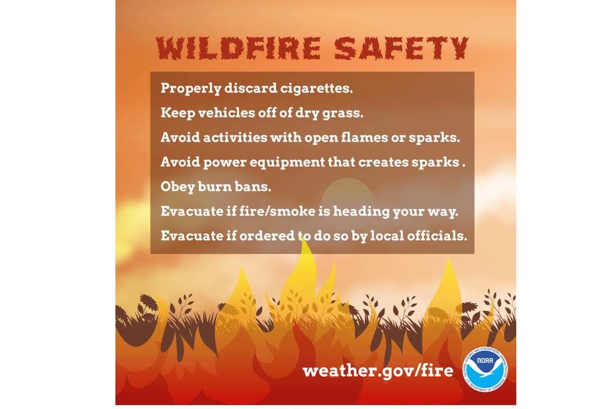 The National Weather Service's tips for wildfire safety.
