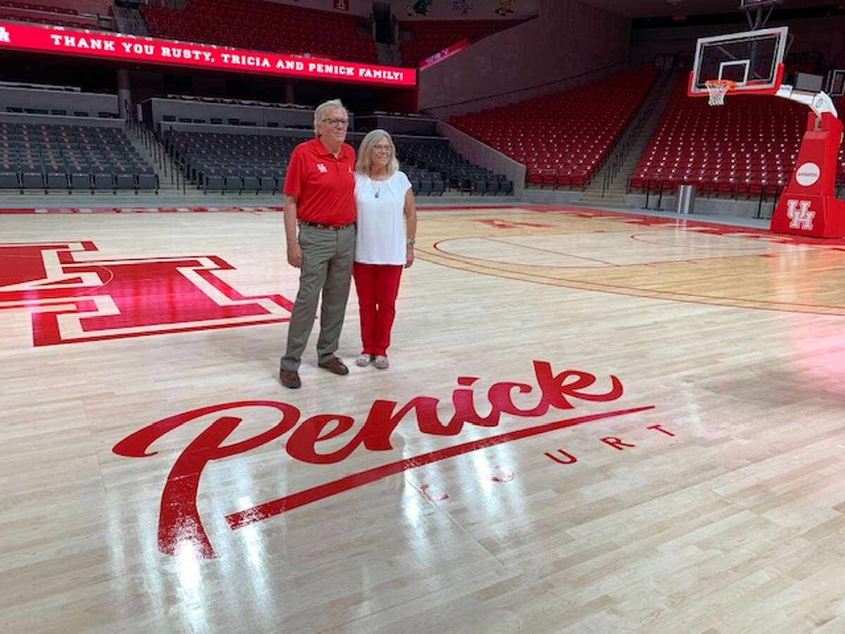 The University of Houston announced Monday a donation to name the basketball court at Fertitta Center Penick Court.