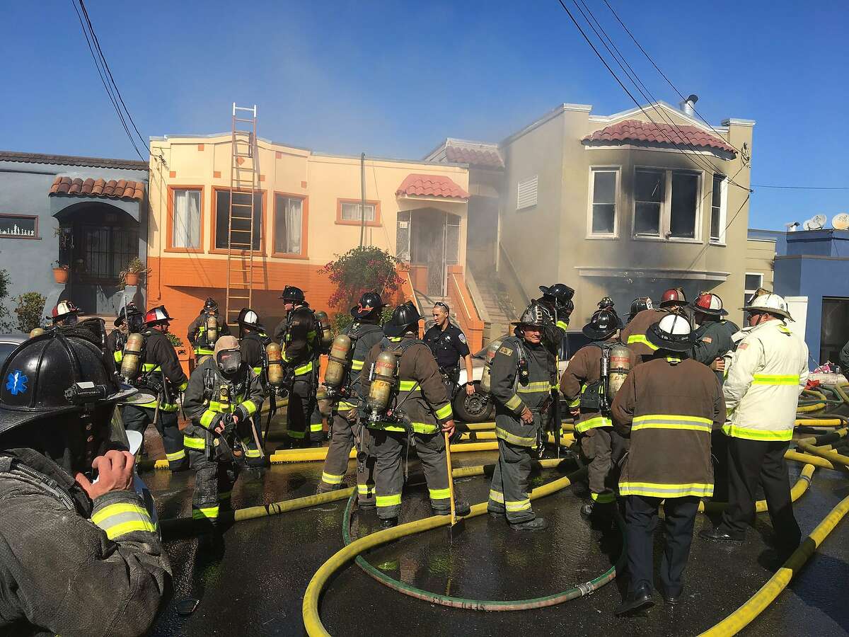 A fire broke out Monday morning in San Francisco's Excelsior neighborhood.