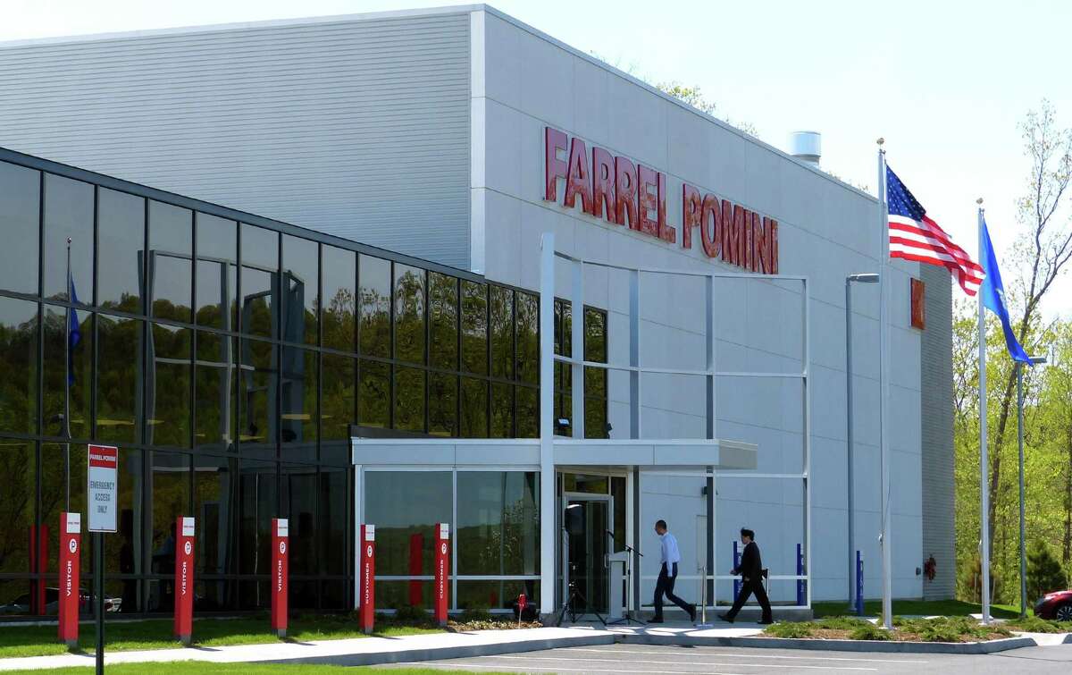 Farrel Pomini Corp. held a ribbon cutting and open house at its new headquarters at the recently created Fountain Lake Industrial Park on Birmingham Boulevard in Ansonia, Conn., on Thursday May 4, 2017.