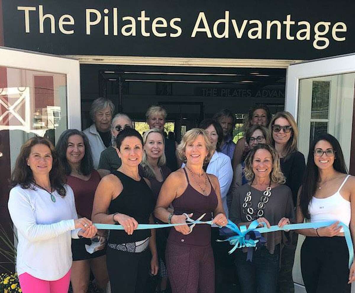 Ribbon cutting at The Pilates Advantage in Wilton.