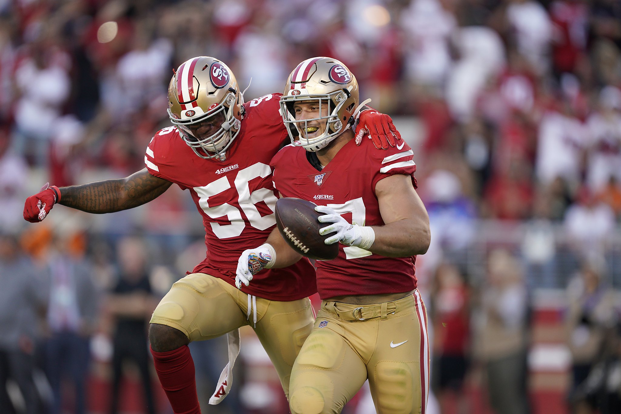 49ers' Nick Bosa named NFC Defensive Player of Week