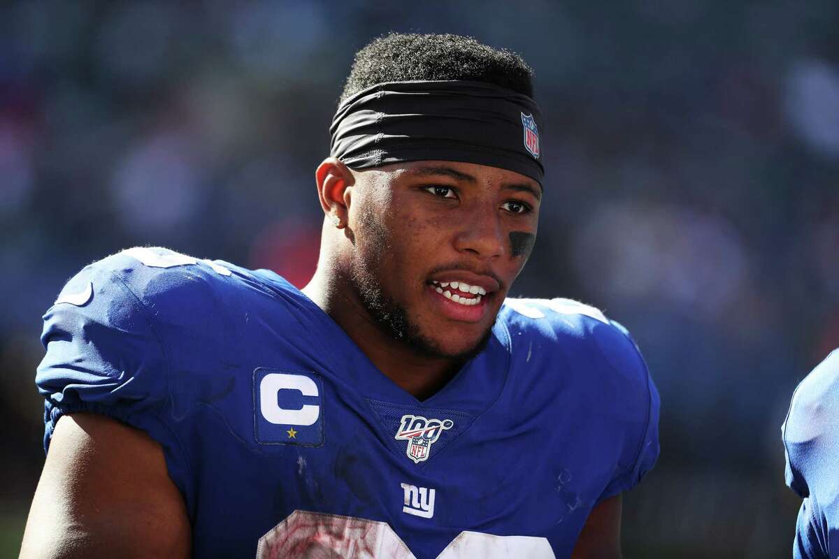 Giants' Saquon Barkley may not play due to neck issue