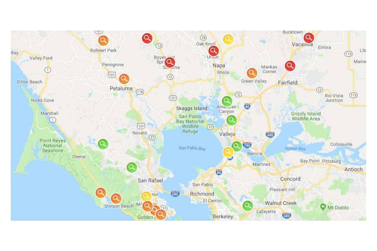 PG&E map down? Check the interactive power shutoff map here