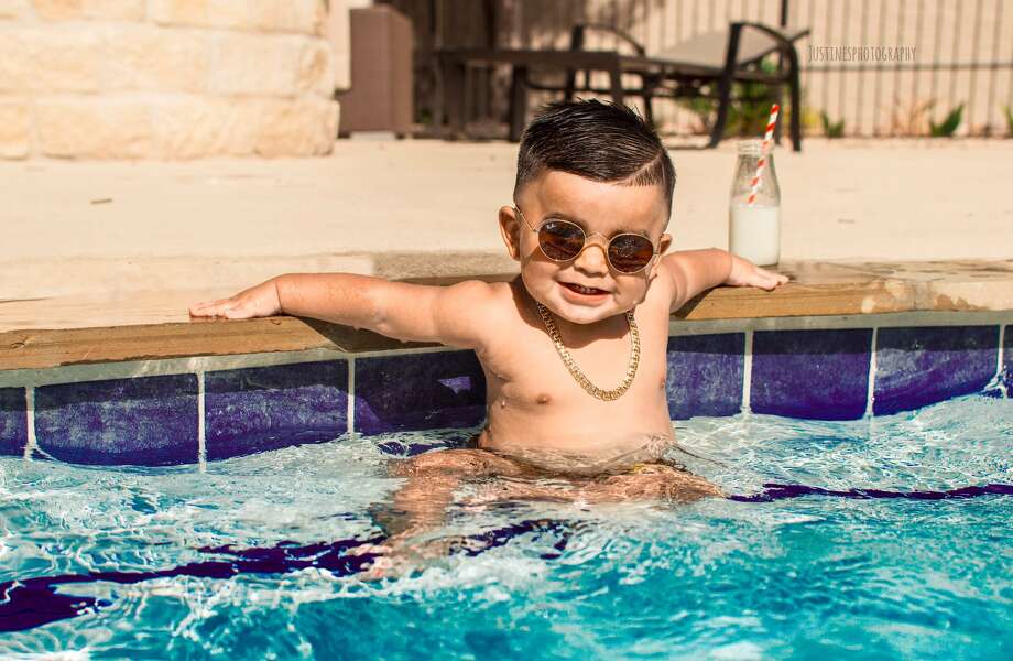 Anthony Valentino Torralva has been stealing people's hearts on Twitter after his aunt posted very "fly" photos of him. Photo: Instagram: Justinesphotography
