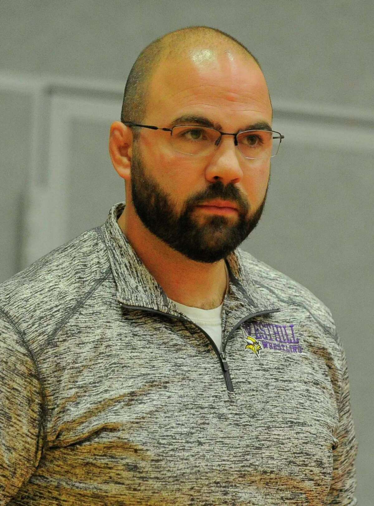 Tom Pereira Westhill Wrestling Coach File image from Feb. 1, 2017