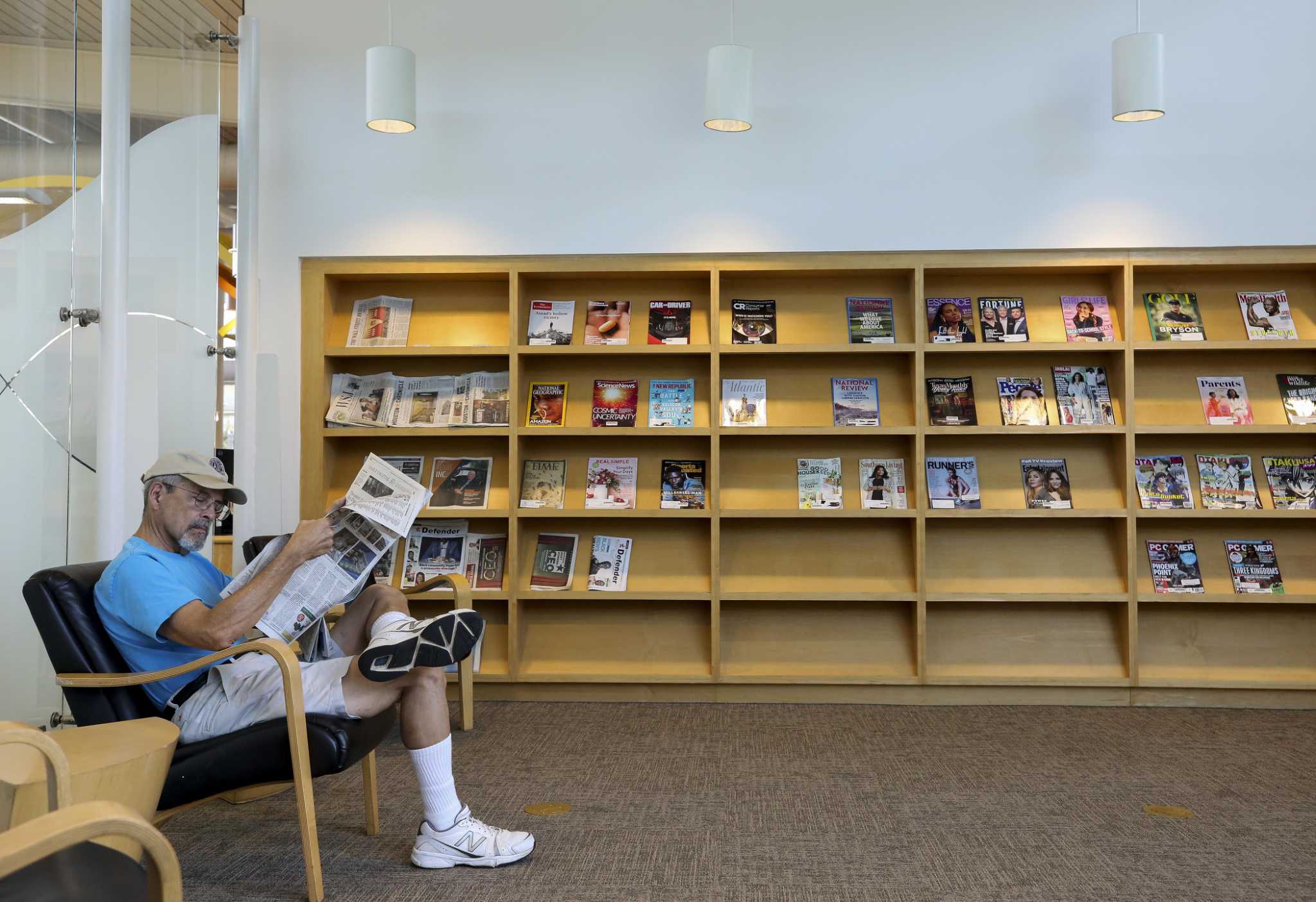 Houston libraries reopen for 'express browsing'