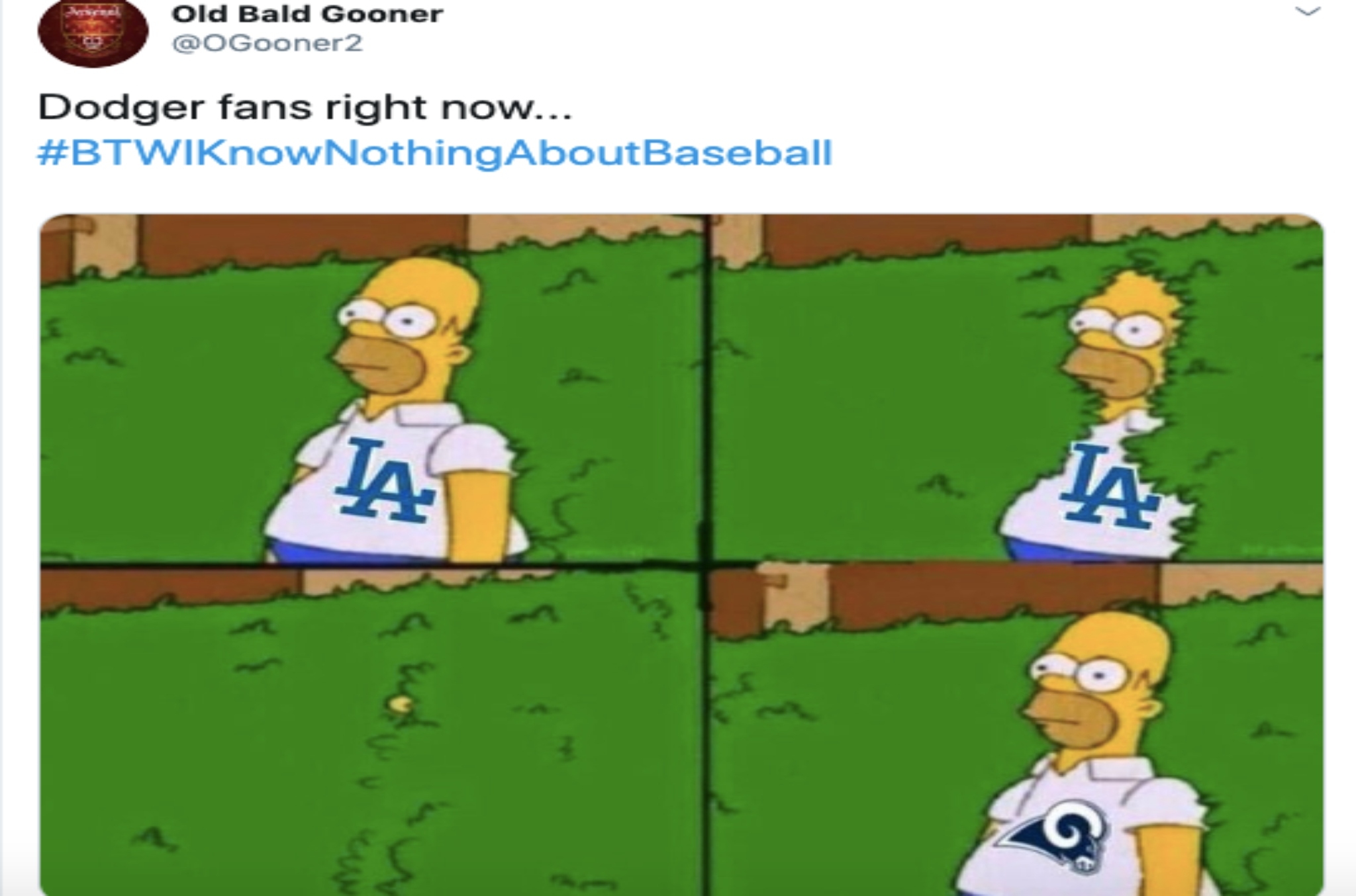 Los Angeles Dodgers fans thrilled after team sweeps the San Diego Padres:  5-0 since the Kersh meme Keep on stacking these wins!