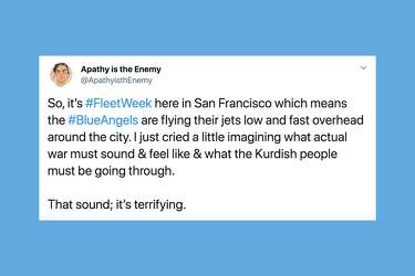 People On Twitter Annoyed Delighted By Blue Angels - 