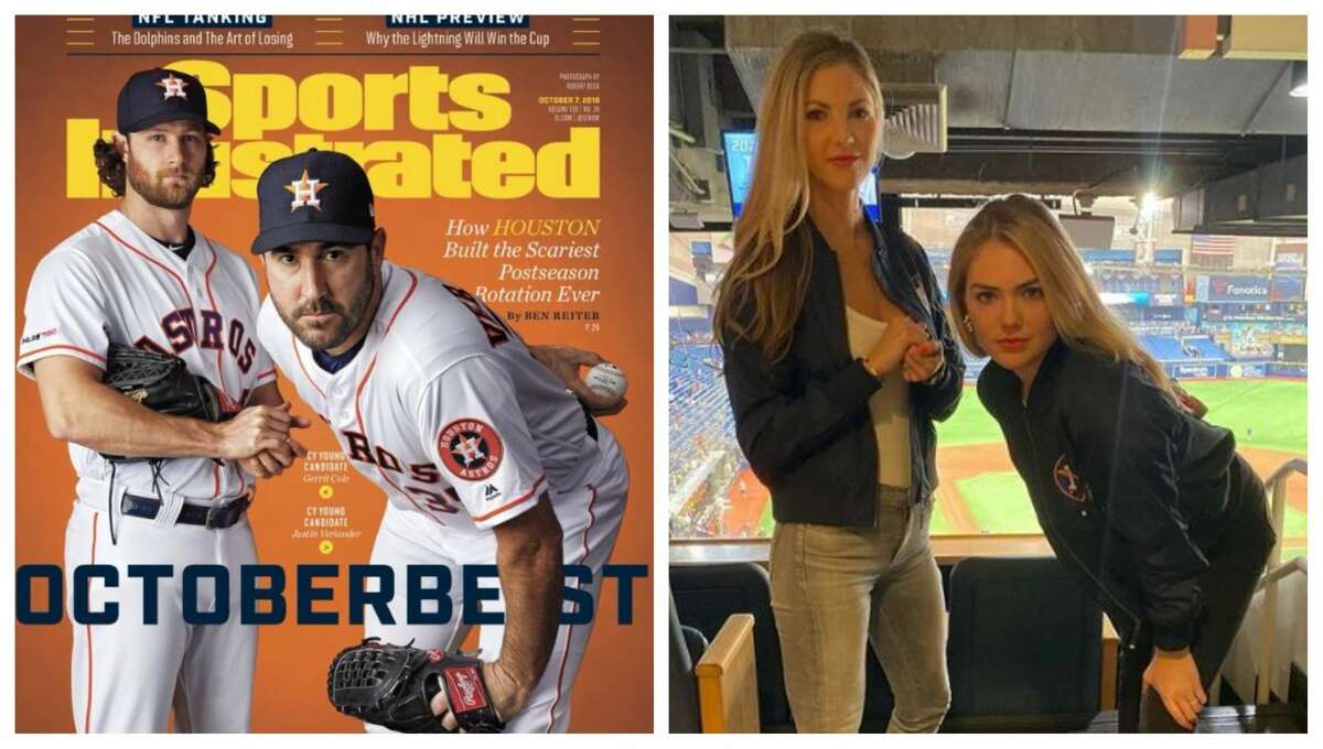 Kate Upton, Amy Cole recreate their husbands' Sports Illustrated cover look