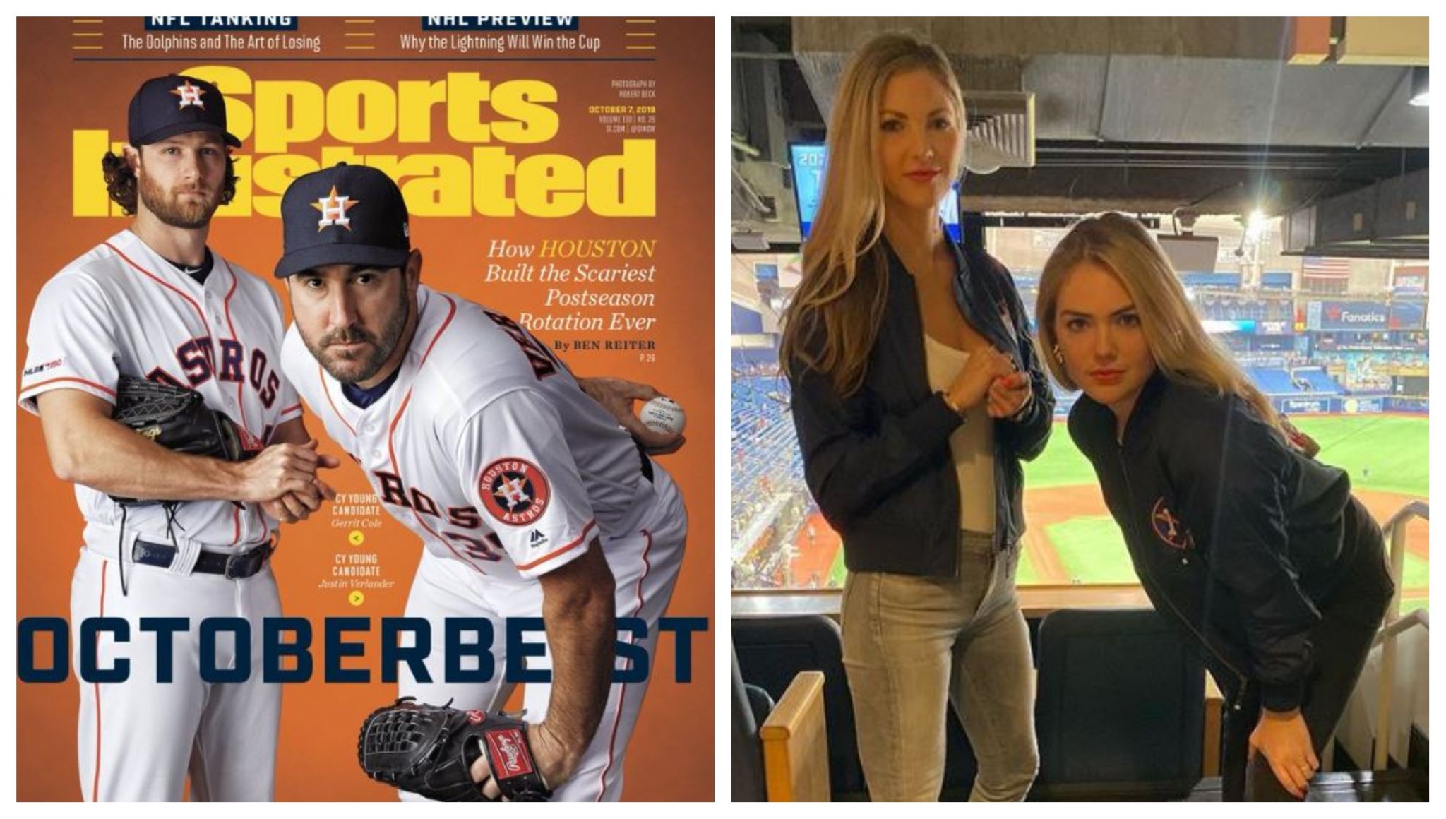 Gerrit Cole's wife, Amy, gives peek at Kate Upton reunion