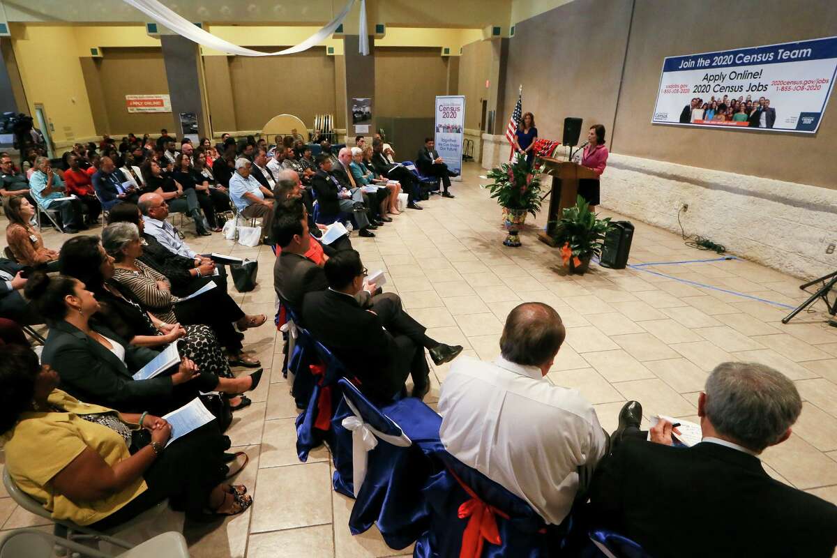 Civic leaders gathered Thursday at Progreso Hall on San Antonio’s West Side to encourage the public’s participation in the 2020 Census. The census bureau has opened three offices in San Antonio.