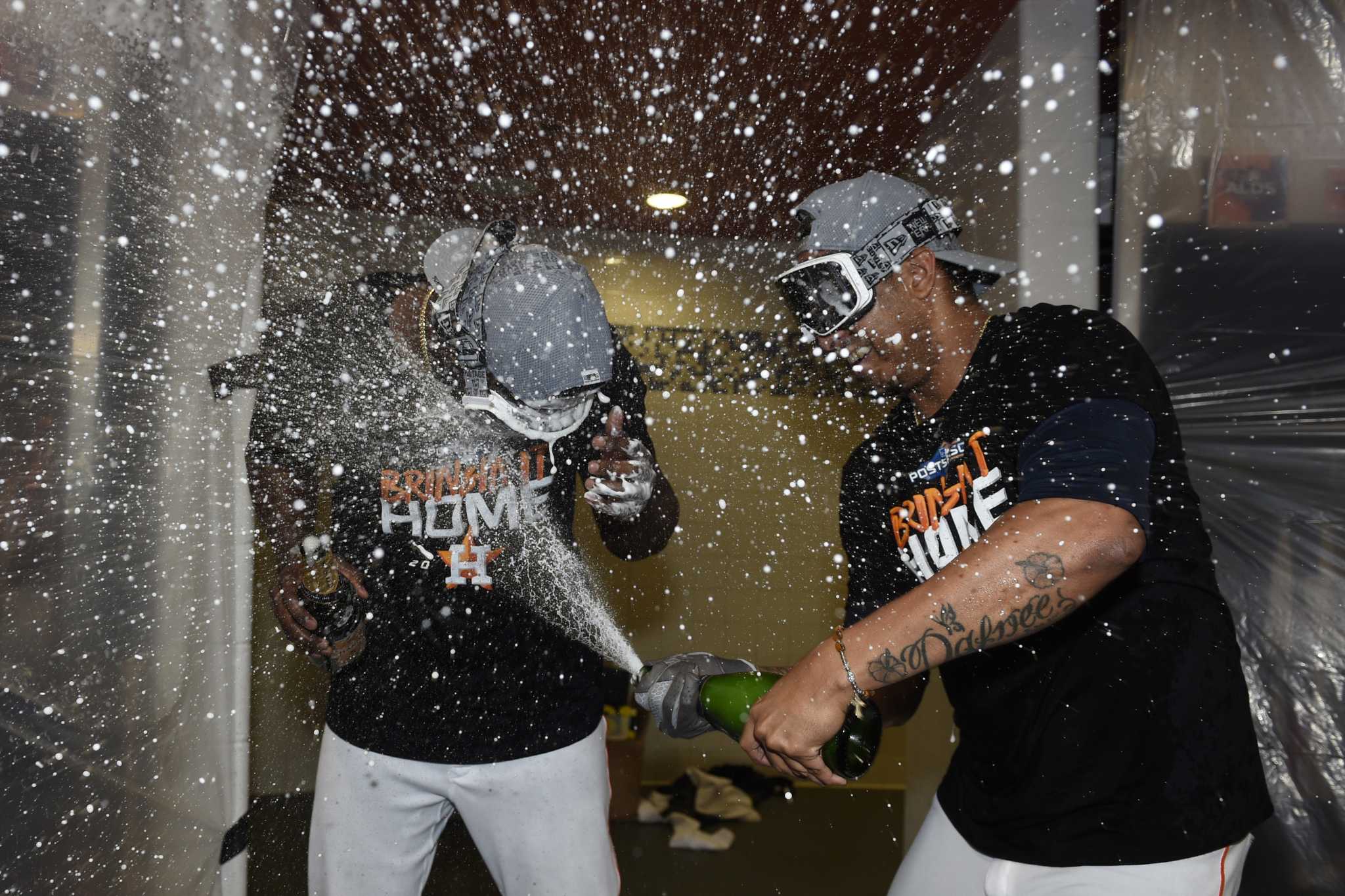 Houston Astros' ALDS Win Last Night Called For A Unique Celebration -  Narcity