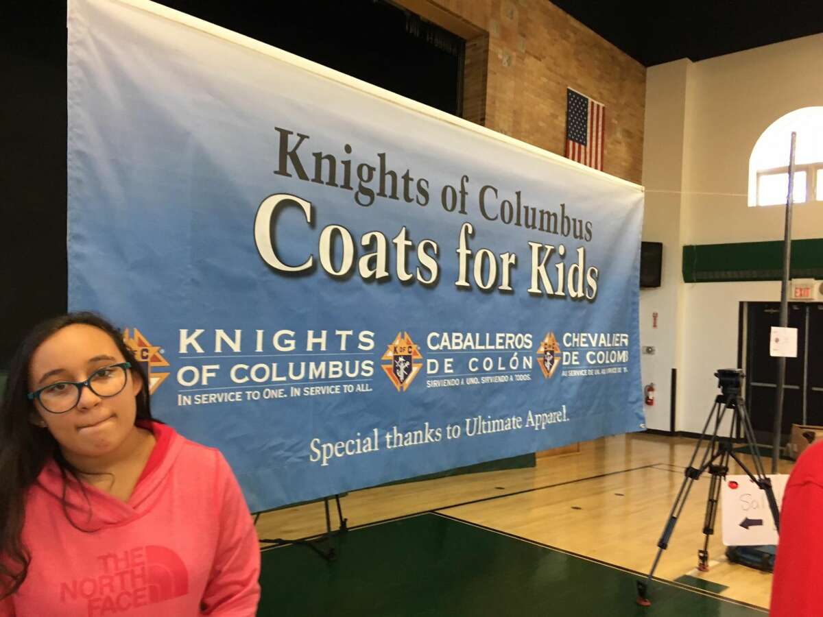 The annual Knights of Columbus Black Friday coat giveaway, Nov. 24, 2017, McGivney Center, Bridgeport