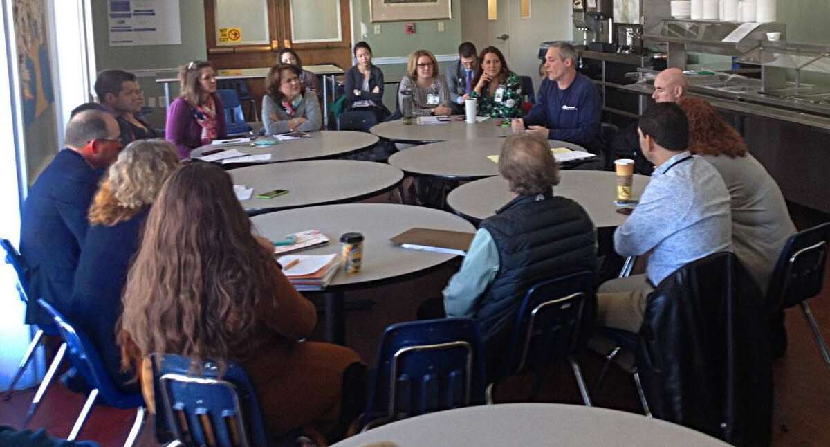 U.S. Congresswoman Rosa DeLauro, D-Connecticut, held a round-table discussion at Rushford in Middletown, which offers addiction and mental health treatment programs, to discuss the federal government?'s response to the opioid epidemic.