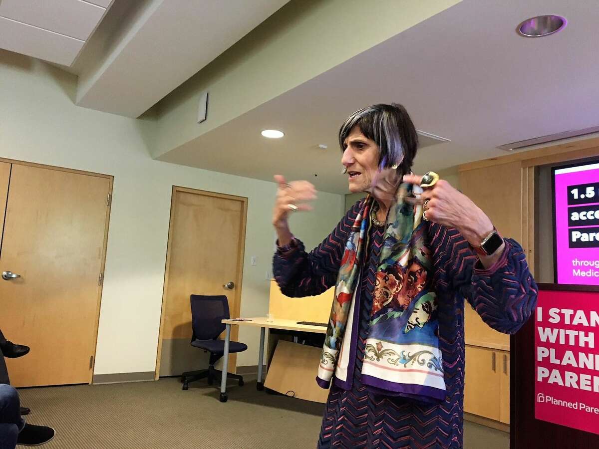 U.S. Rep. Rosa DeLauro speaks at Planned Parenthood of Southern New England about her concerns about Trump administration plans on funding.