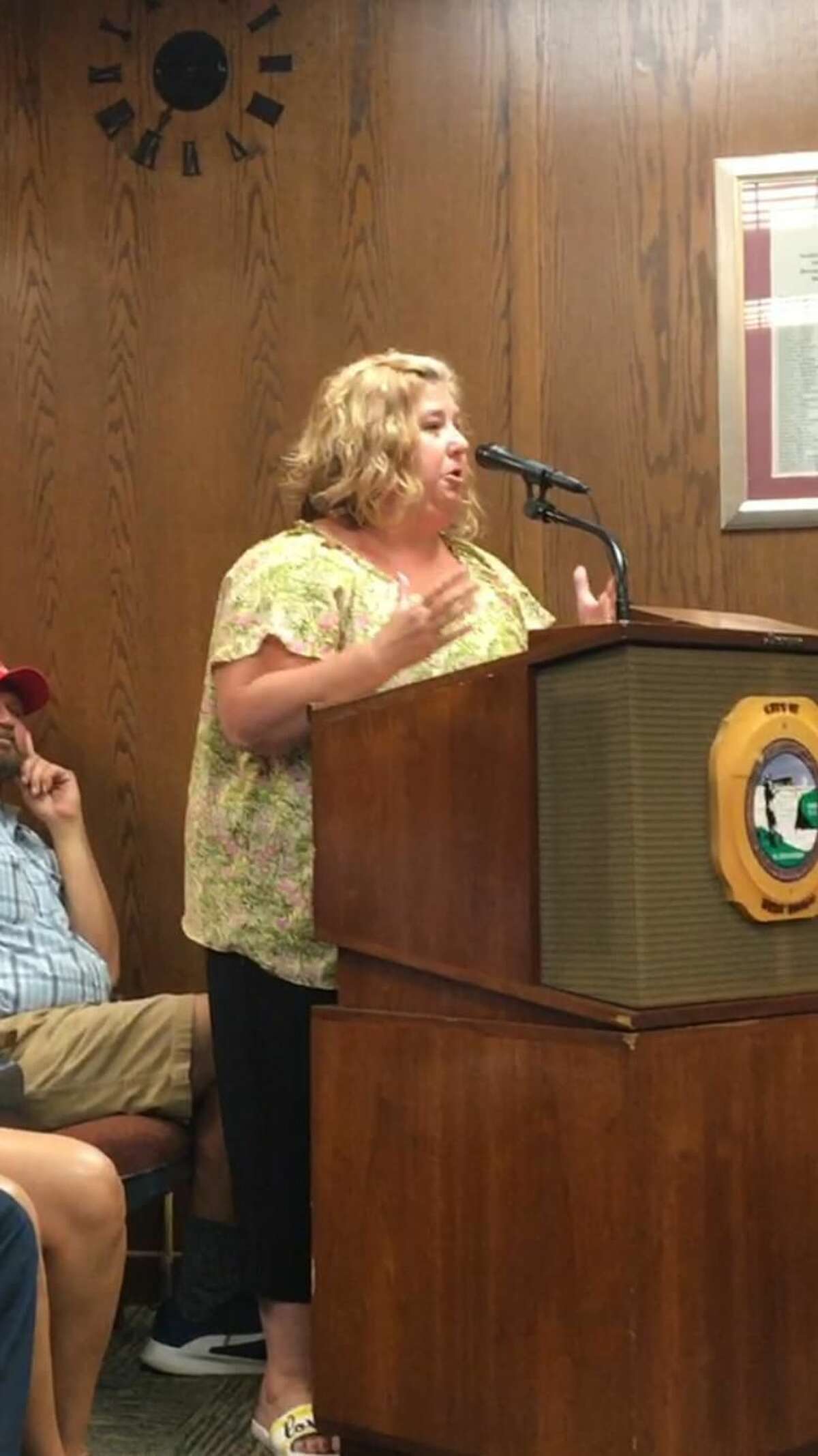 Danielle Hackett, daughter of the late Joseph Harvey Jr. - a onetime Allingtown firefighter and councilman who died a few years ago - told the City Council on Monday, July 23, about the look she saw on her mother's face