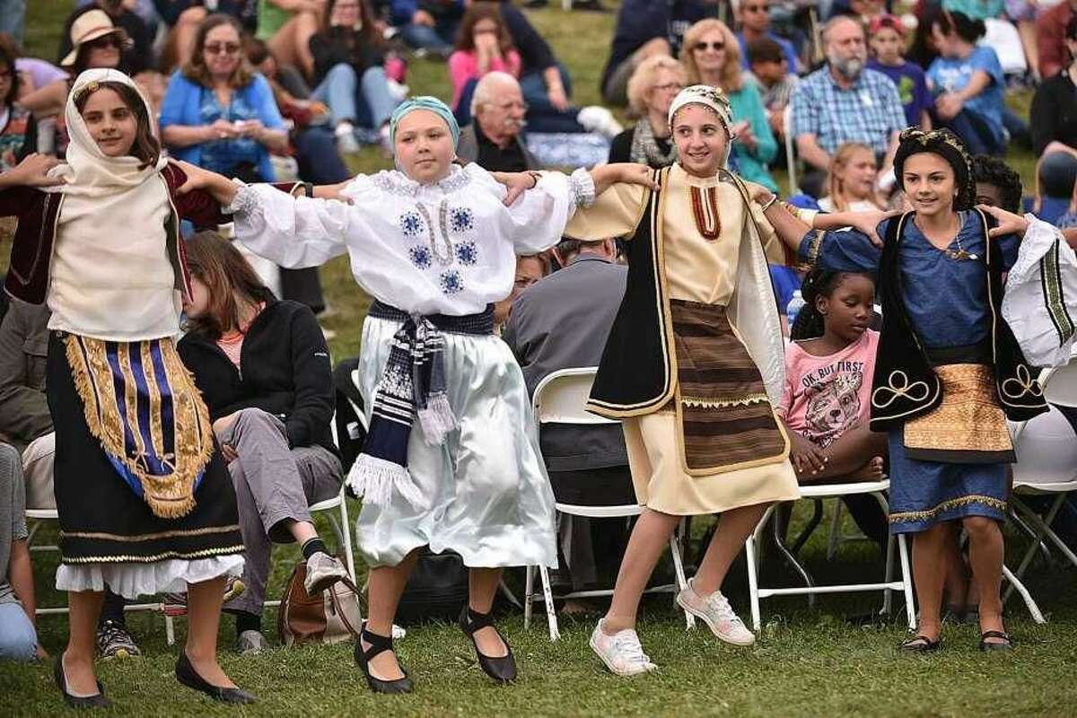 A scene from a previous Odyssey Greek Festival at St. Barbara Greek Orthodox Church in Orange.