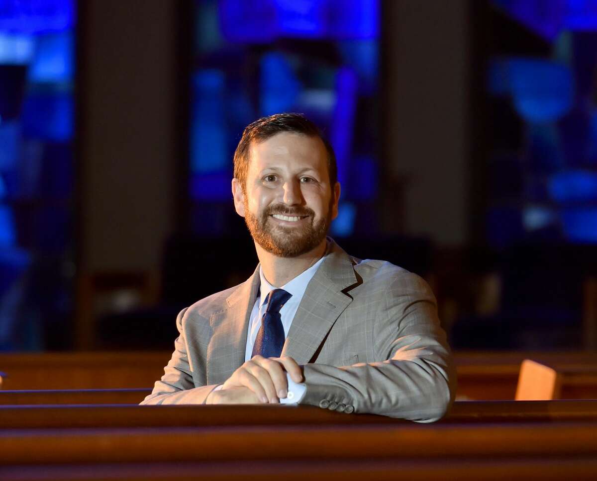 Rabbi Brian Immerman of Congregation Mishkan Israel in Hamden.