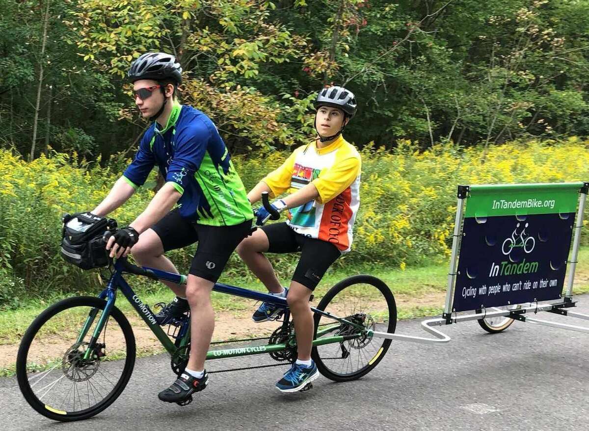 InTanden provides tandem rides primarily for the vision impaired, but also for those with other disabilities.