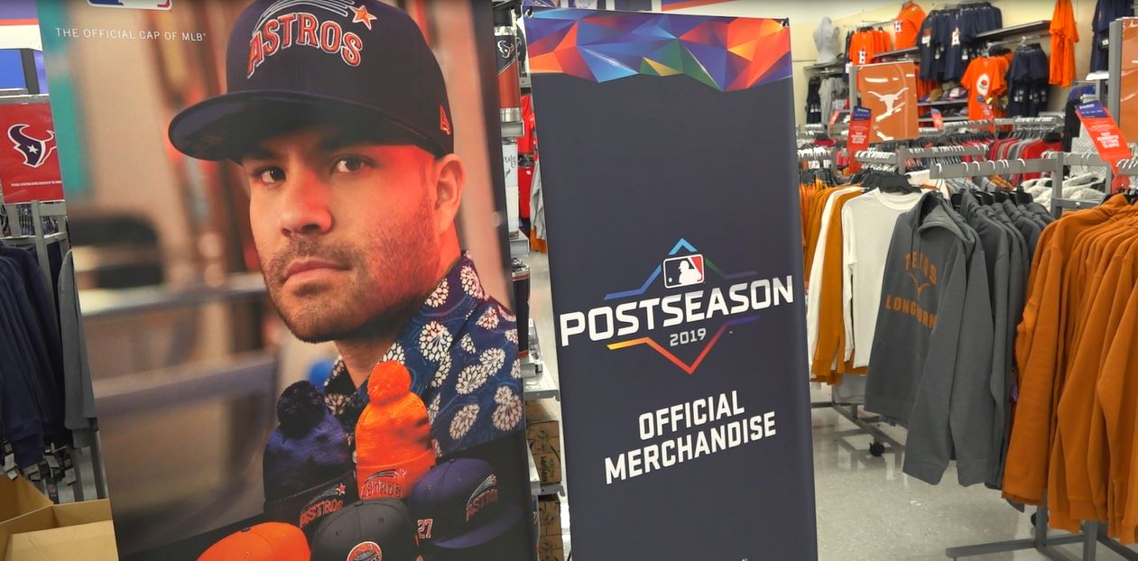 Houston Astros fans rush to Academy for official team gear after