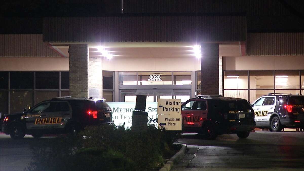 One man was injured in a stabbing at Methodist Specialty and Transplant Hospital.