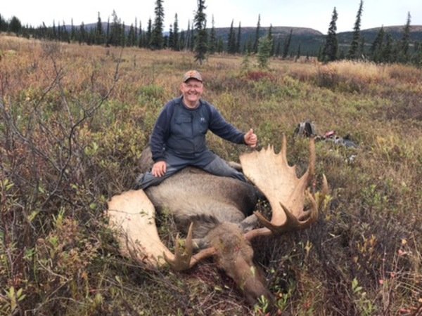 Father and son get moose back-to-back